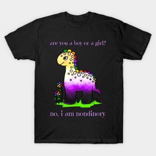 No, I'm nondinory! T-Shirt